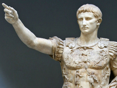 Octavian, Mark Antony, and Cleopatra at the Battle of Actium thumbnail.