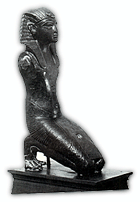 Bronze statuette of Turankhamun (E14295)